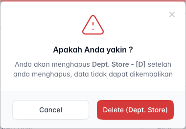 Konfirmasi hapus kategori
